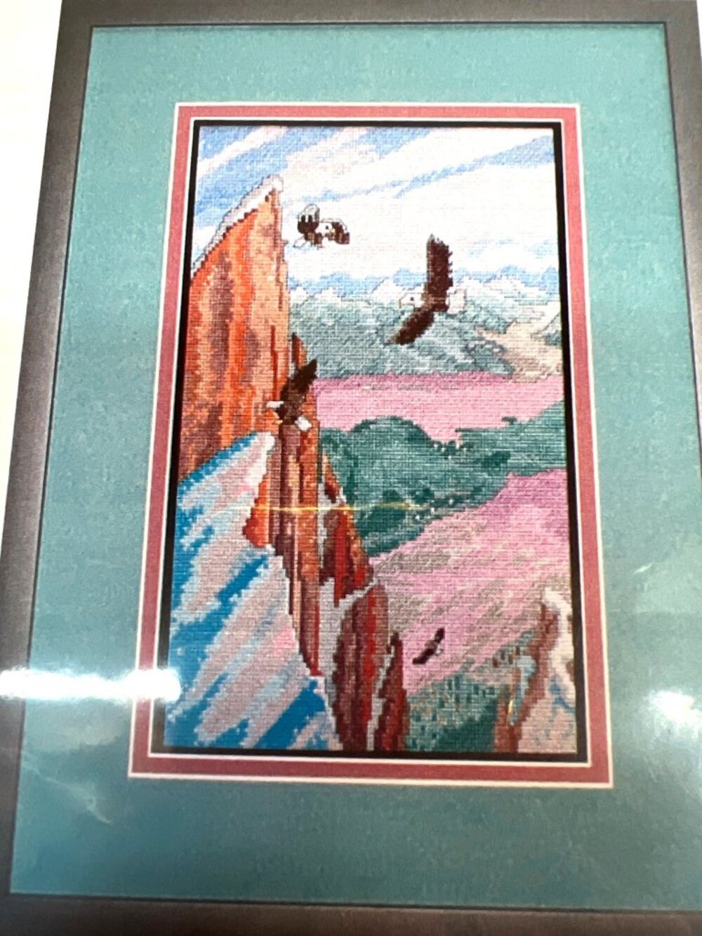RARE Eagles View Counted Cross Stitch Pattern By John Svenson